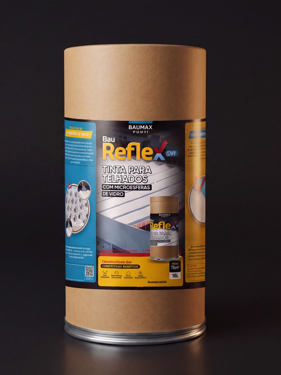 Barrica BauReflex DW, tinta com microesferas de vidro