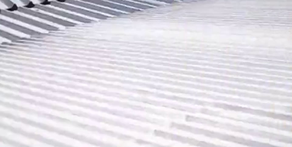 Telhado da Gedore depois do retrofit